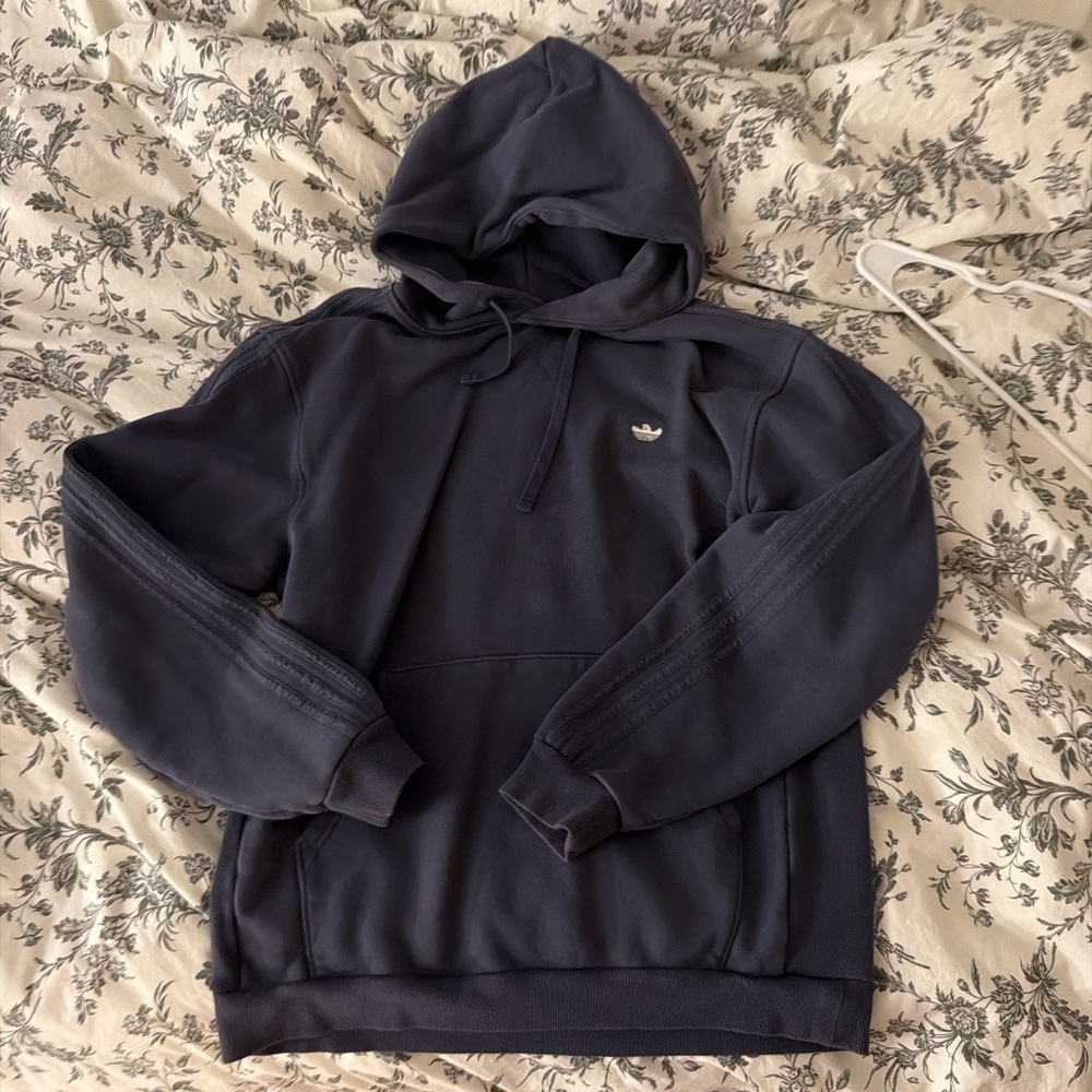 Men's Navy/Dusty Purple Hoodie | Adidas | sz L